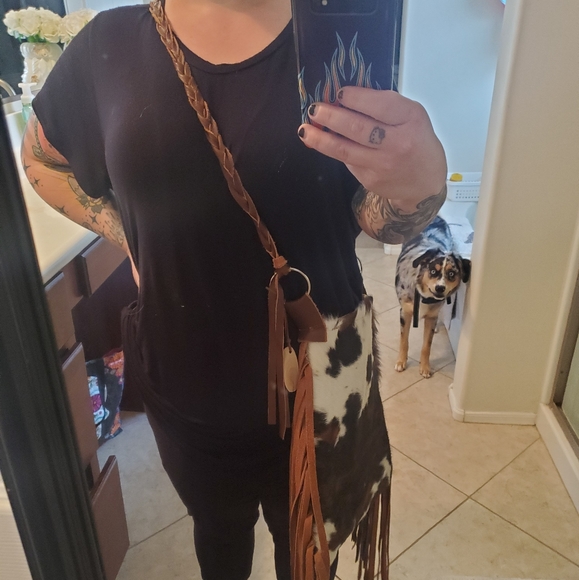 Keep It Gypsy cowhide fringe purse - Picture 11 of 13